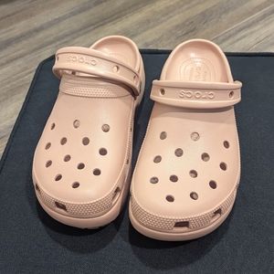 Classic Platform Crocs - Pale Blush
